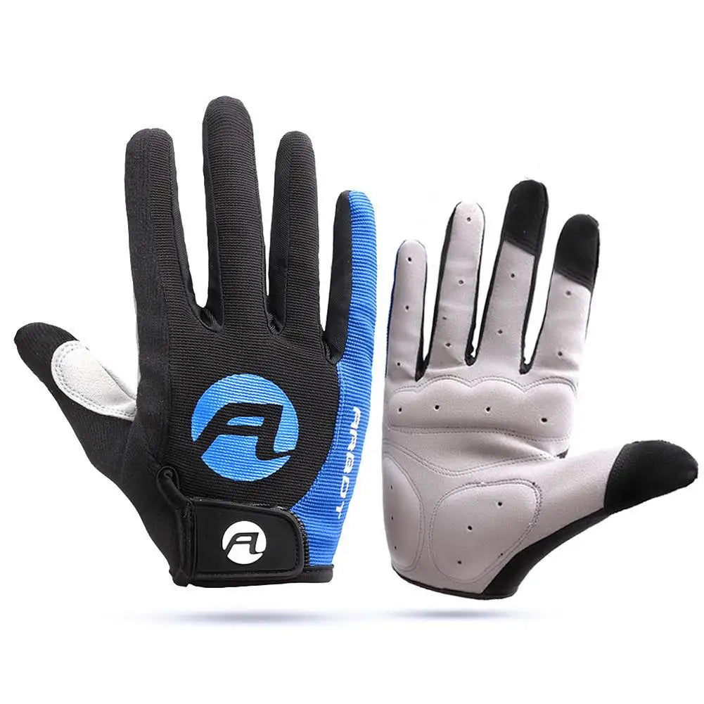 2Pcs MTB Bike Gloves Anti-Skid Sun-Proof High Temperature Resistance Outdoor Cycling Bicycletouch Screen Gloves Bicycle Gloves