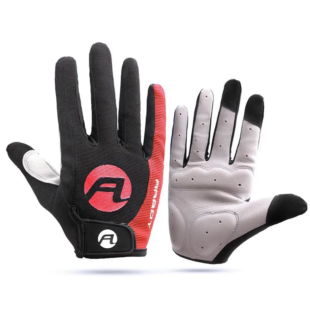 2Pcs MTB Bike Gloves Anti-Skid Sun-Proof High Temperature Resistance Outdoor Cycling Bicycletouch Screen Gloves Bicycle Gloves