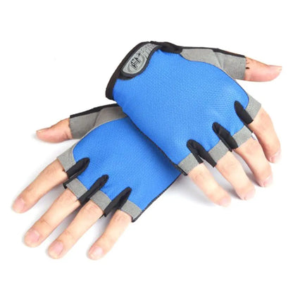 2Pcs MTB Bike Gloves Anti-Skid Sun-Proof High Temperature Resistance Outdoor Cycling Bicycletouch Screen Gloves Bicycle Gloves