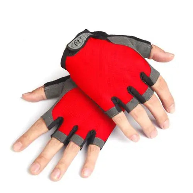 2Pcs MTB Bike Gloves Anti-Skid Sun-Proof High Temperature Resistance Outdoor Cycling Bicycletouch Screen Gloves Bicycle Gloves